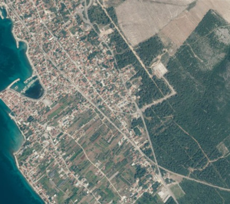 Zemljište Bibinje, 300 m od mora, građevinsko